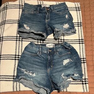 Denim Distressed girls Shorts